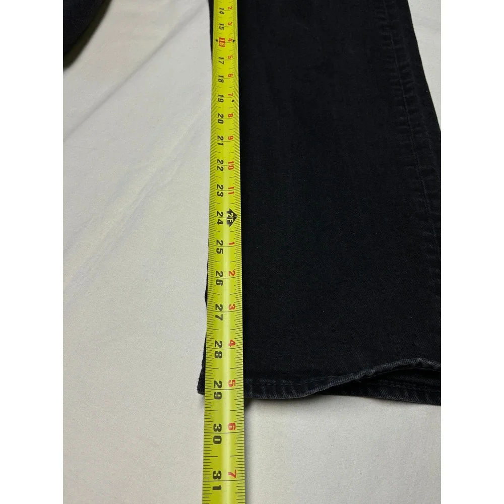 Levis 541‎ Premium Big E Athletic Taper Mens Black Denim Jeans 38x29